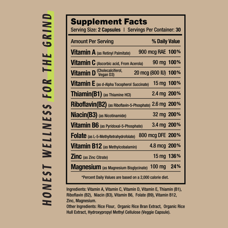 GRITFUEL | DAILY MULTIVITAMIN